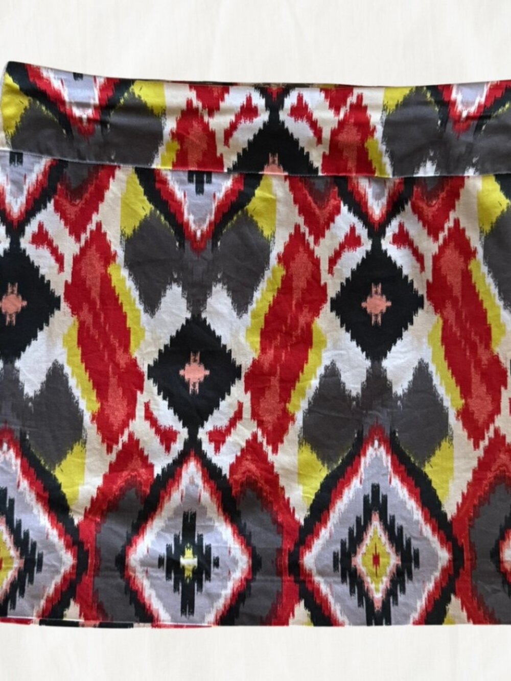 FOREVER 21 Geometric Diamond Pattern Mini Skirt - Multi Color